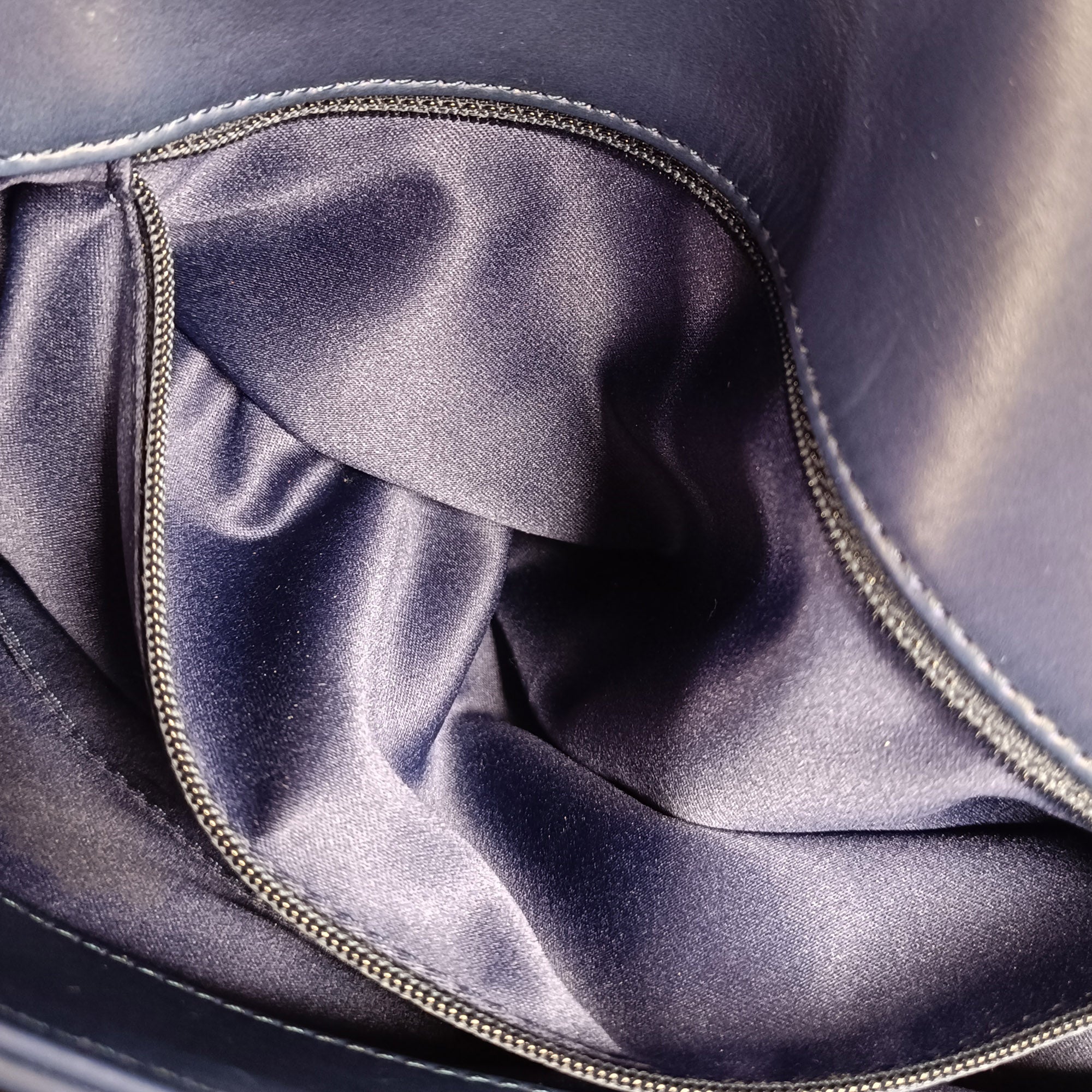 Chanel | Pre-Owned Jumbo Quilted Calfskin Tender Touch Flap | Blue/Midnight Blue