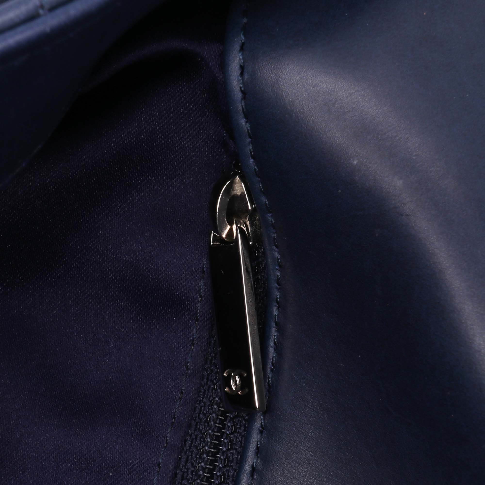 Chanel | Pre-Owned Jumbo Quilted Calfskin Tender Touch Flap | Blue/Midnight Blue