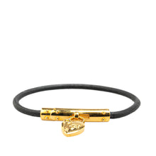 Hermès | Pre-Owned Gold Plated Cadena Heart Charm Bracelet | GoldBlack
