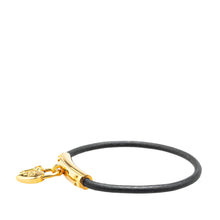 Hermès | Pre-Owned Gold Plated Cadena Heart Charm Bracelet | GoldBlack