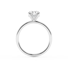 Womens | Solitaire Engagement Ring | 14K White Gold | 1.50 CTW Round Cut Lab Grown Diamond | H-VS