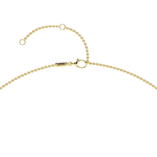 Womens | Station Necklace | 14K Yellow Gold | 1 CTW Pear Cut Lab Grown Diamond | F-VS2
