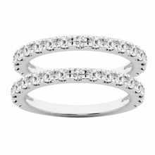 Womens | Wedding Band | 14K White Gold | 2 CTW Round Cut Lab Grown Diamond | F-VS