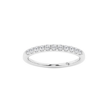 Womens | Wedding Band | 14K White Gold | 0.25 CTW Round Cut Lab Grown Diamond | E-VS1