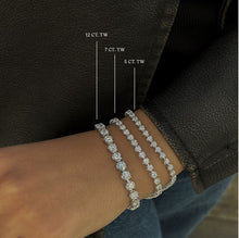 Womens | Tennis Bracelet - II | 14K White Gold | 7 CTW Round Cut Lab Grown Diamond | G-SI