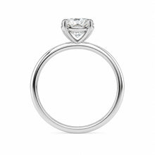 Womens | Solitaire Engagement Ring | 14K White Gold | 2 CTW Oval Cut Lab Grown Diamond | G-VS