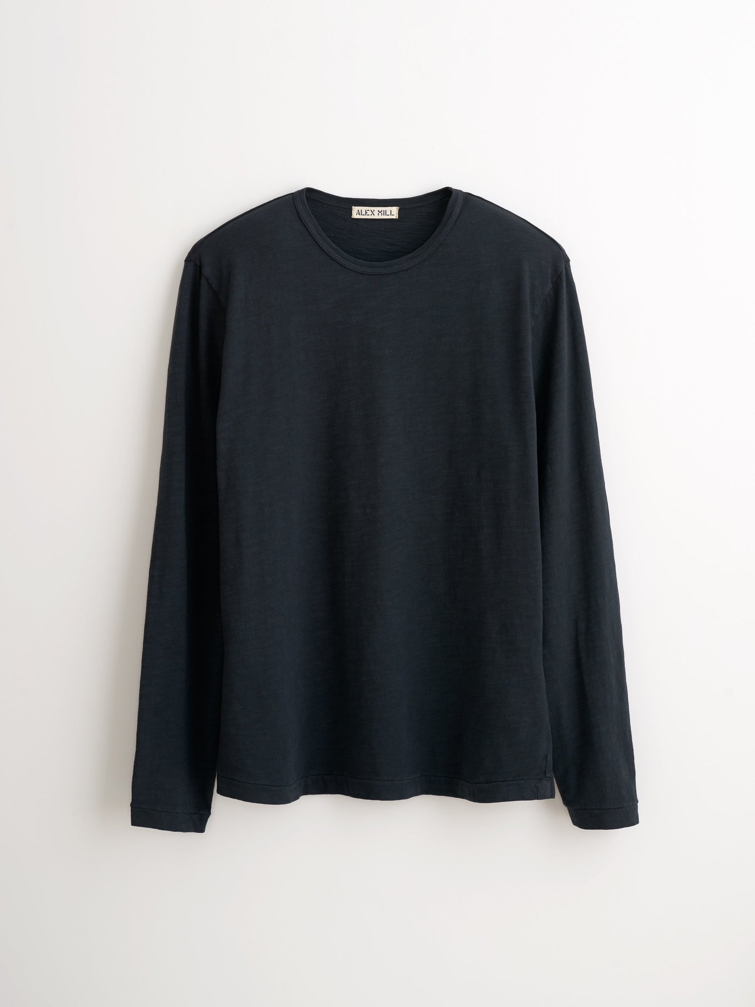 Men | Standard Long Sleeve T-Shirt | Slub Cotton Black