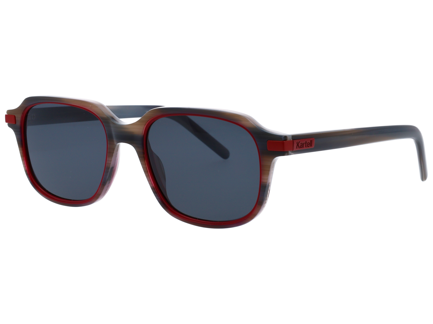 Womens | Eyeliner Square Sunglasses | Brown Lens | Tortoise