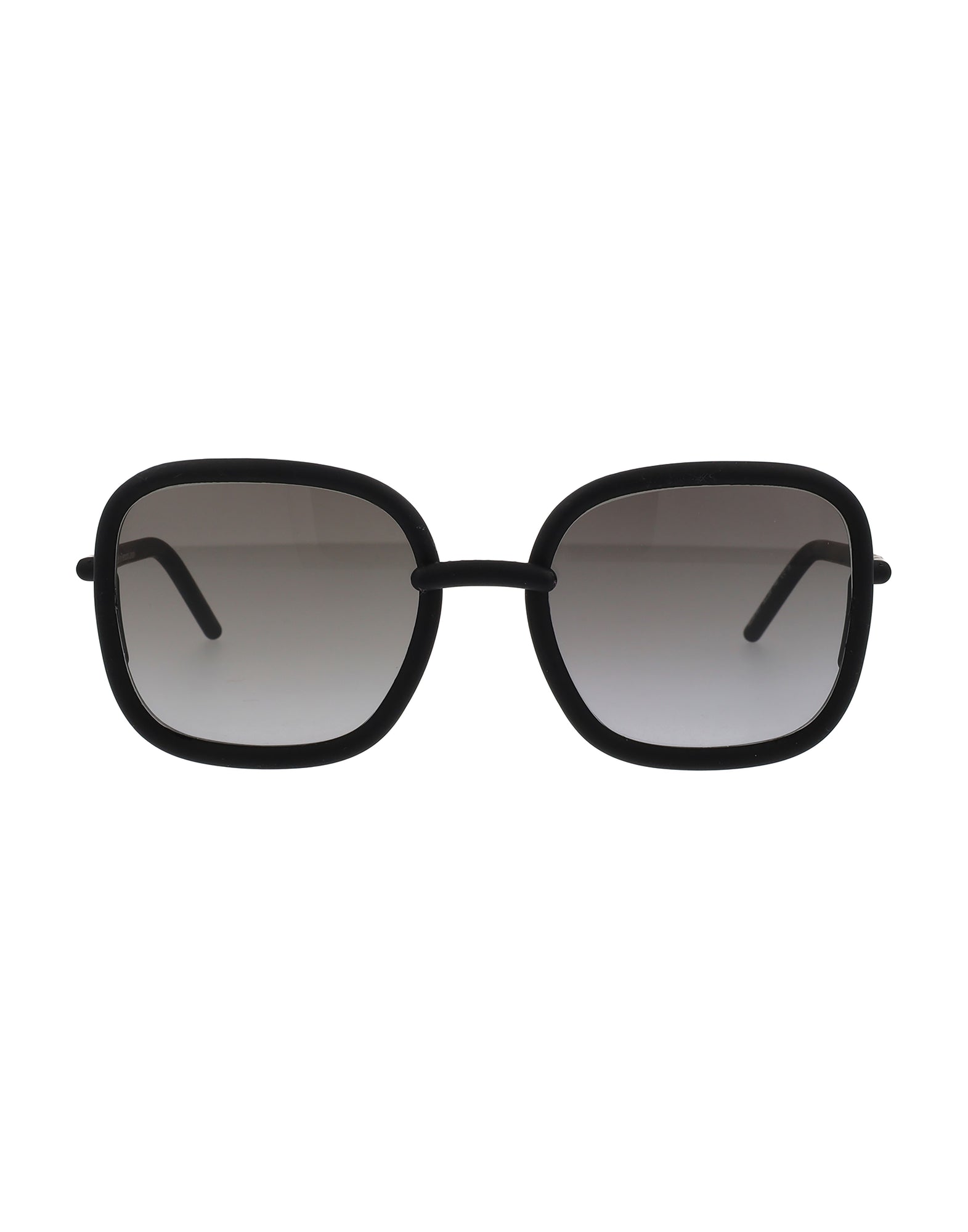 Unisex | Segmenti Square Sunglasses | Black Lens | Black