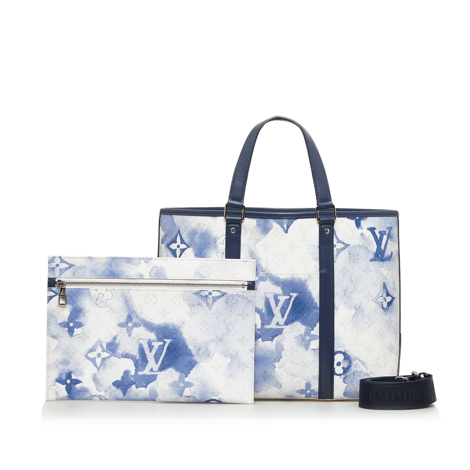 Louis Vuitton Pre-Owned Monogram Watercolor Weekend Tote PM | Women | Blue (V3)