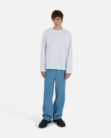 Reverse Seam LS | White