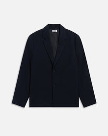 Eco Double-Button Blazer | Blue