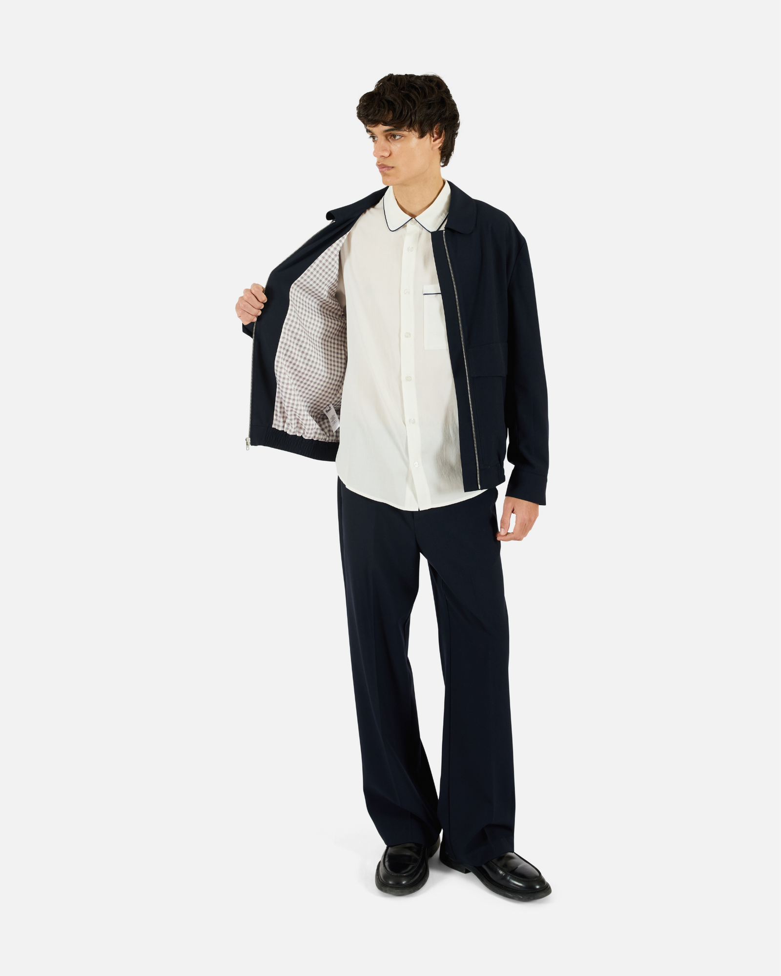 Eco Combo Zip Jacket | Blue