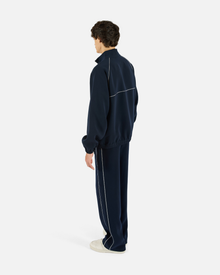 Piping Track Jacket | Blue