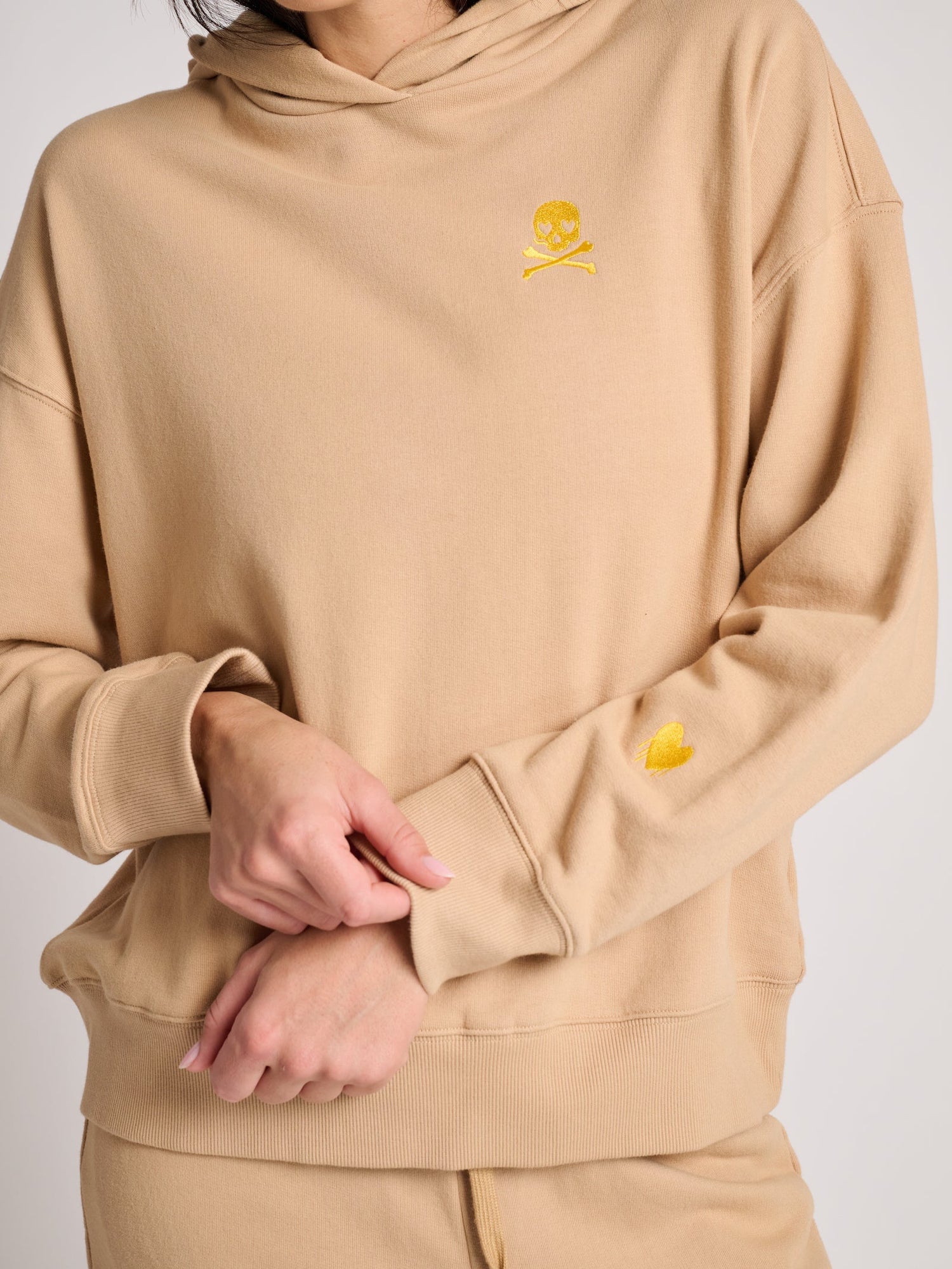 Kerri Rosenthal | Ride The Feeling Sweatshirt | Tan