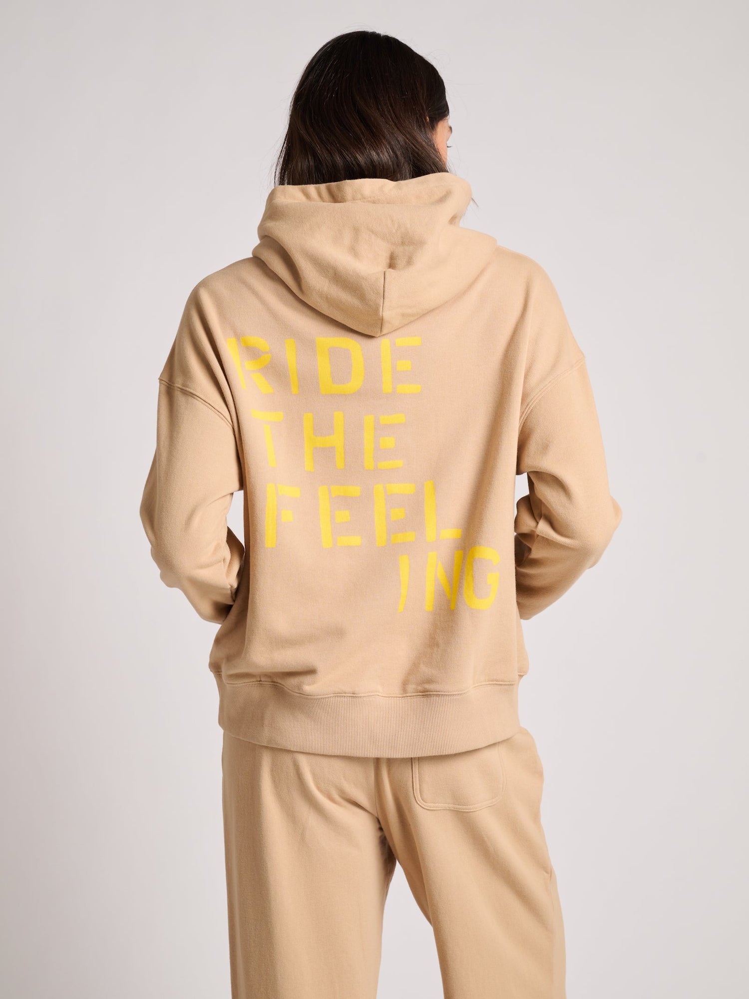 Women | Kerri Rosenthal | Ride The Feeling Sweatshirt | Tan
