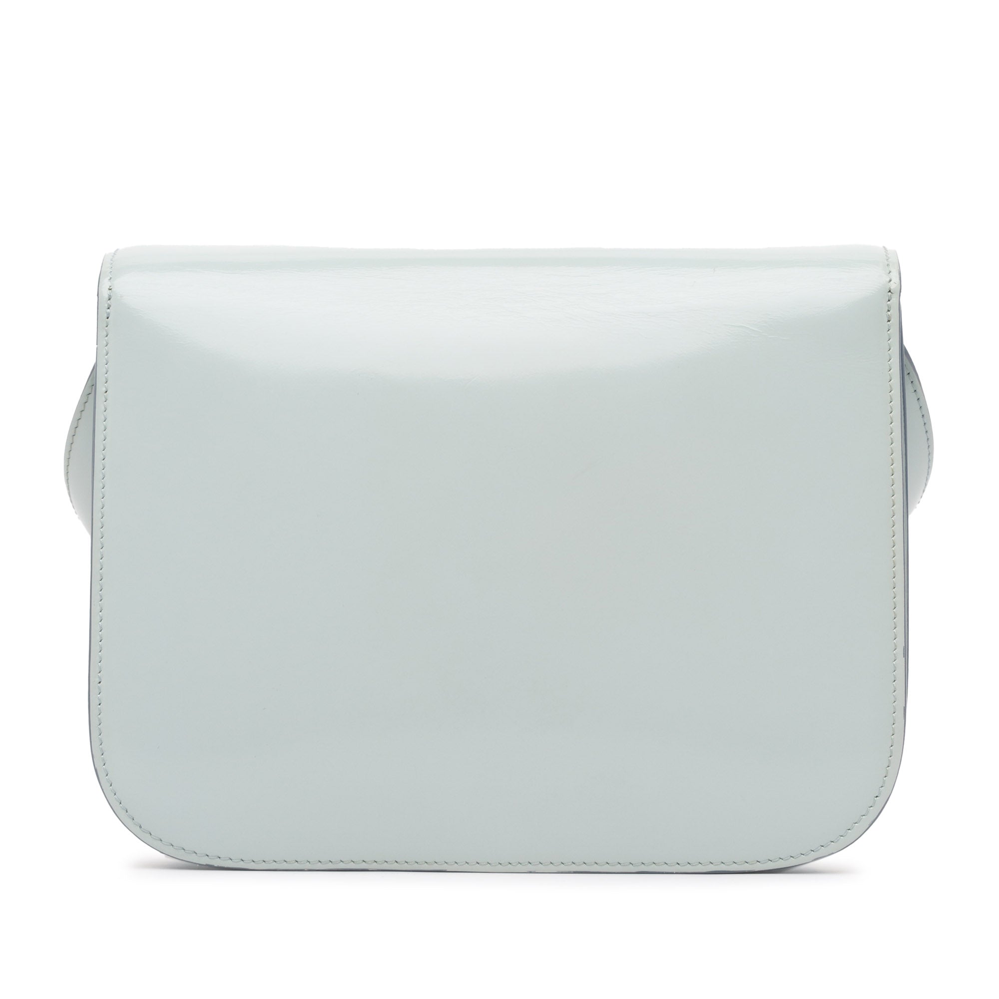 Celine | Pre-Owned Teen Calfskin Classic Box | Gray/Light Gray