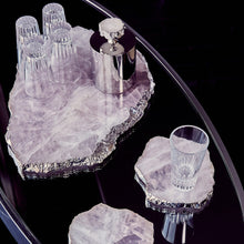 Kivita Coasters | Pure Silver-Plated | Quartz | Set of 2