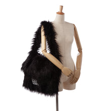 Stella McCartney | Pre-Owned x Ed Curtis Faux Fur Shoulder Bag | Black