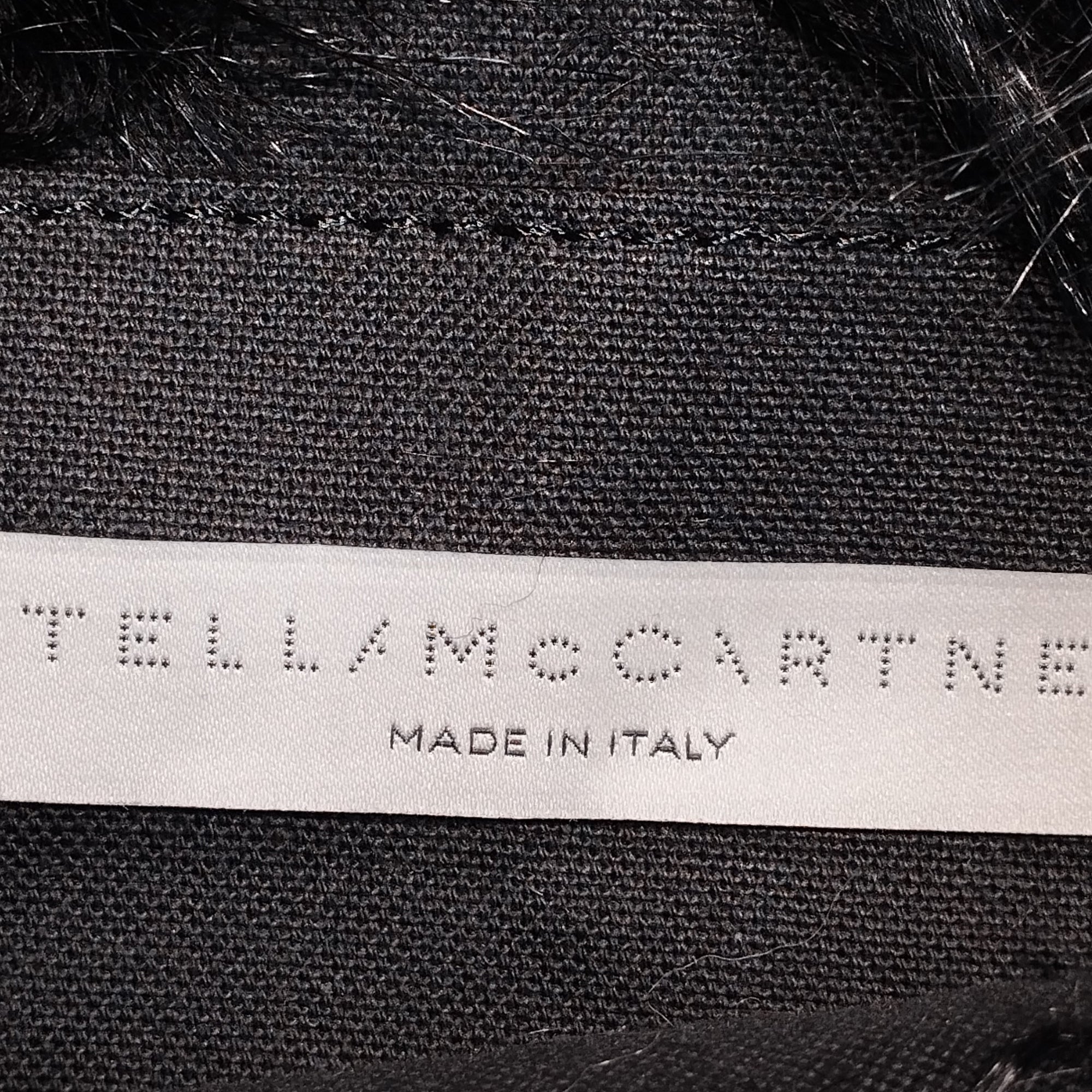 Stella McCartney | Pre-Owned x Ed Curtis Faux Fur Shoulder Bag | Black