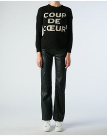 Womens | Gaby Coup De Cœur Intarsia | Black