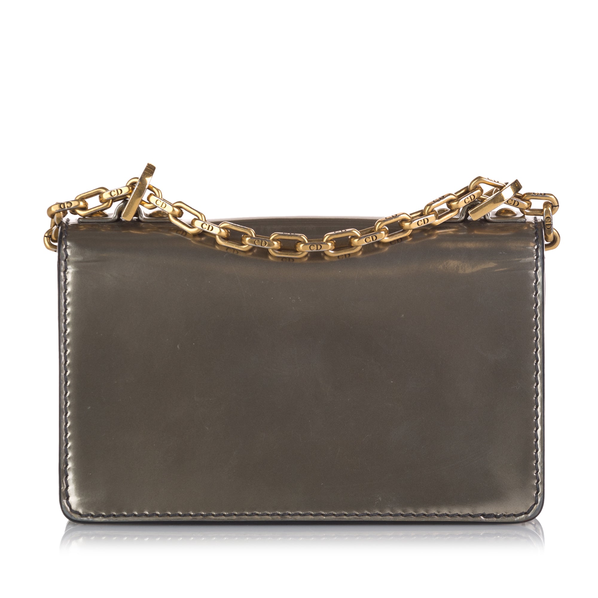 Dior Pre-Owned JaDior Mini Chain Flap | Women | Gray