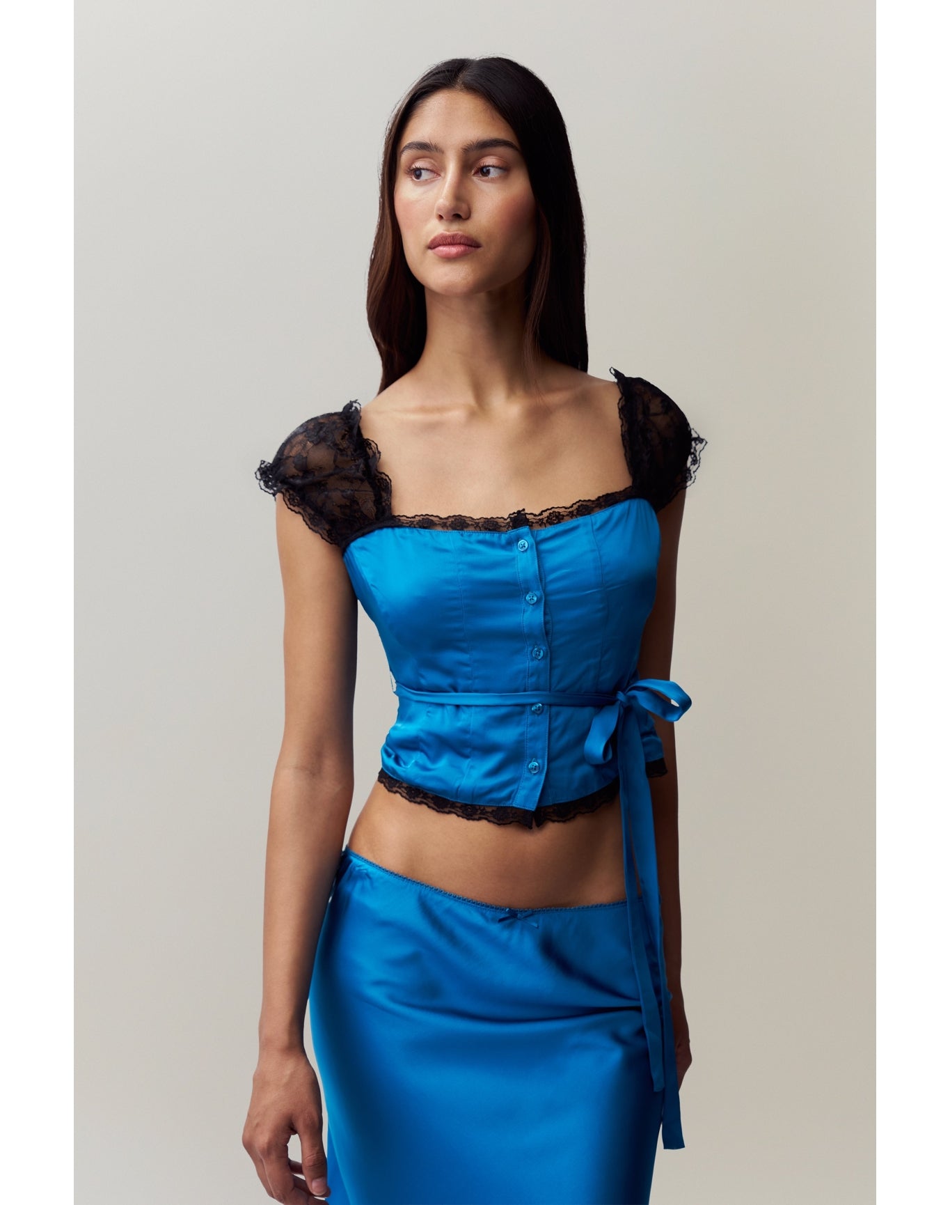 Kahli Lace Top | Sapphire