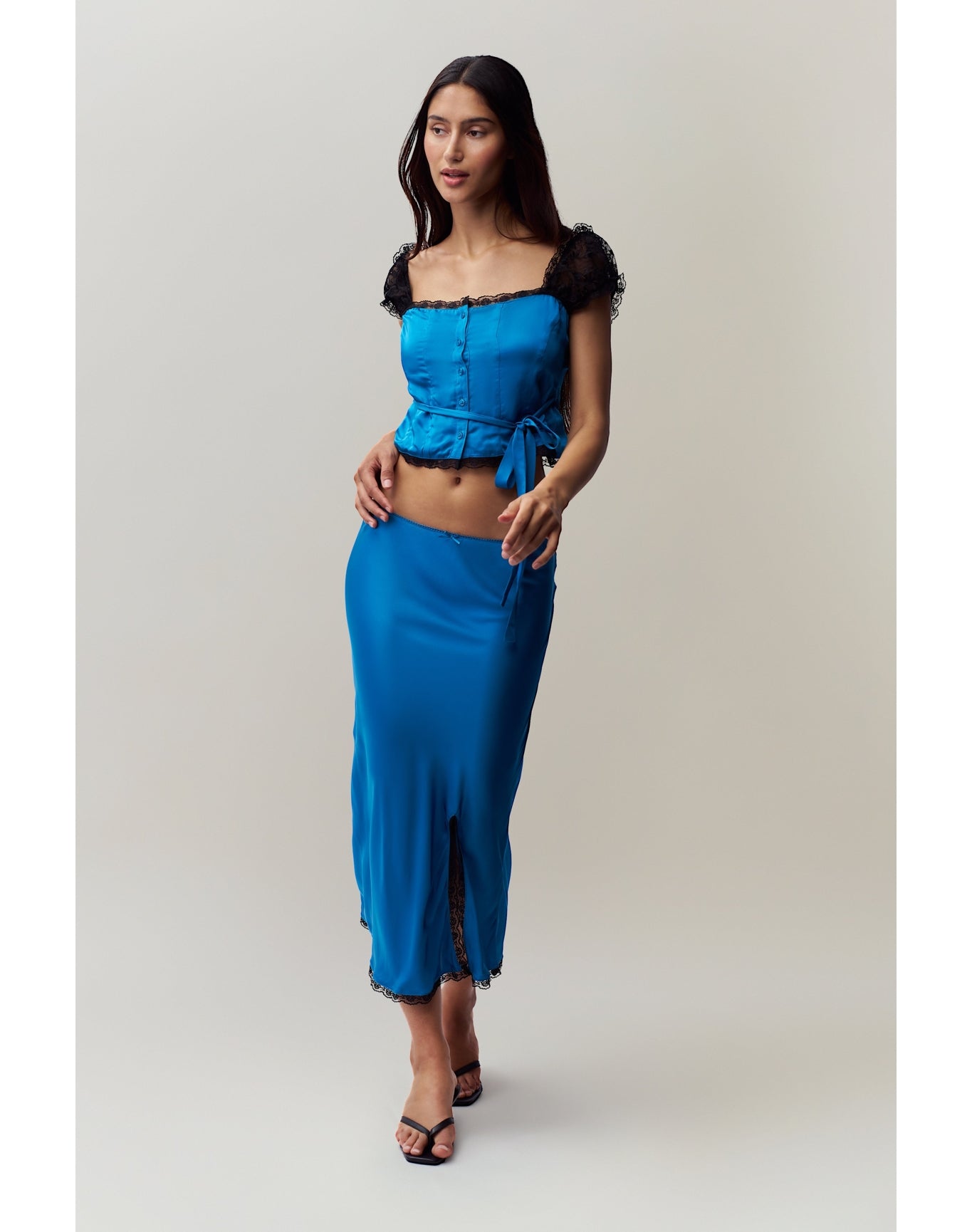 Kahli Lace Top | Sapphire
