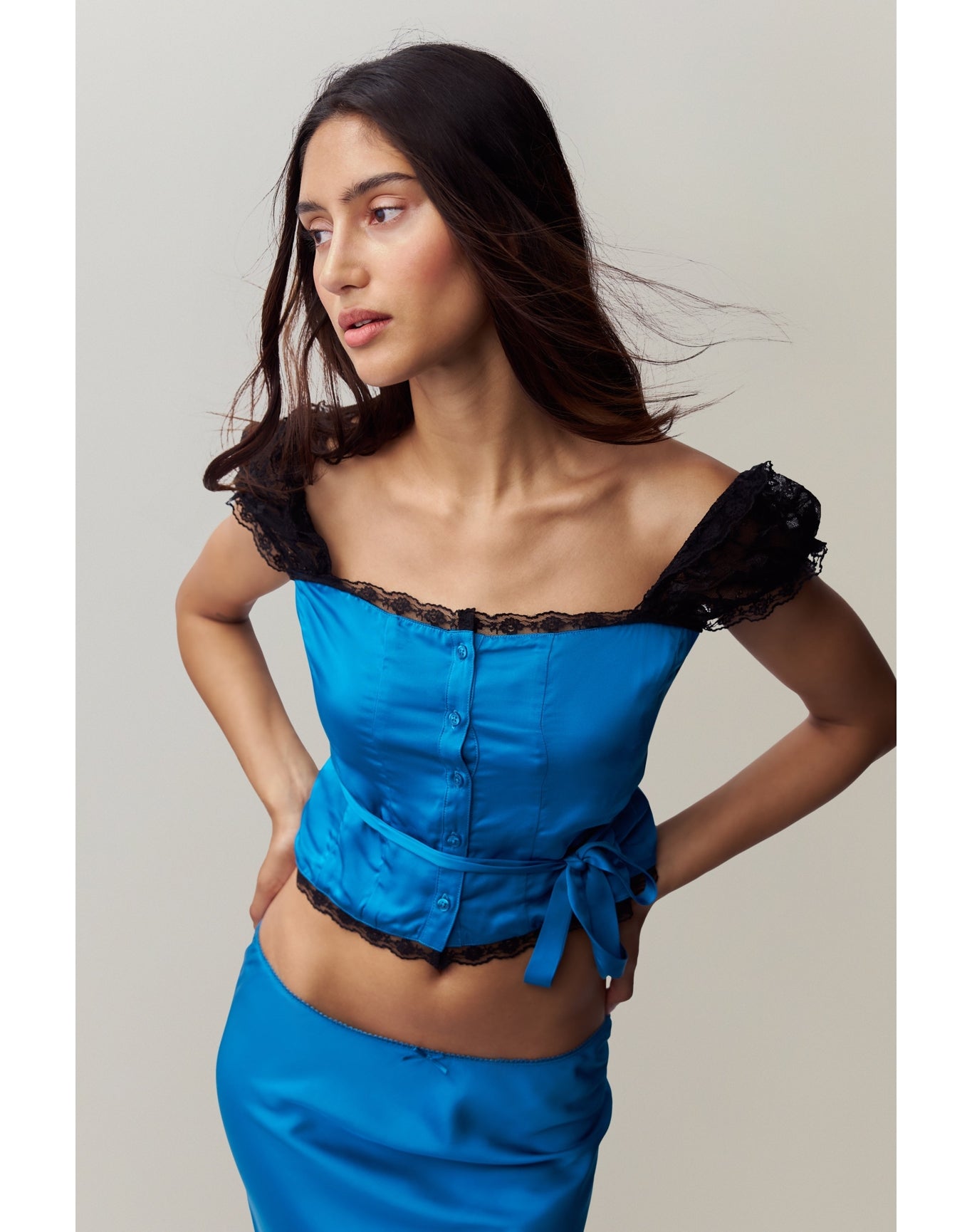 Kahli Lace Top | Sapphire