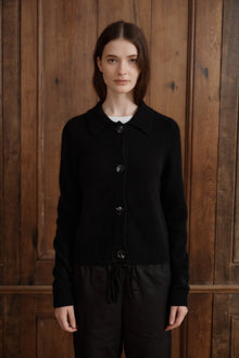 Kaia Cashmere Cardigan | Black