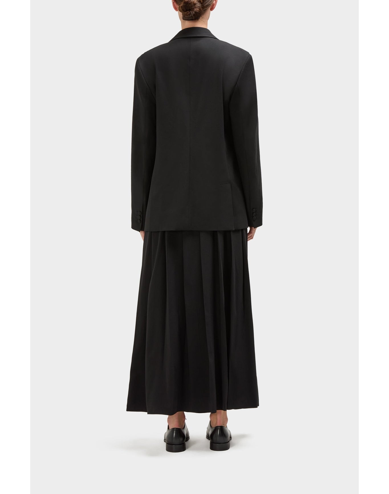 Kalen Wool Oversized Wool Blazer | Black