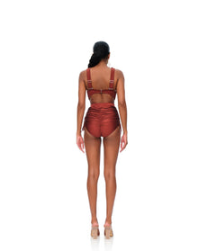 Karo Bikini Top | Chocolate