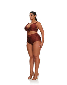 Karo Bikini Top | Chocolate