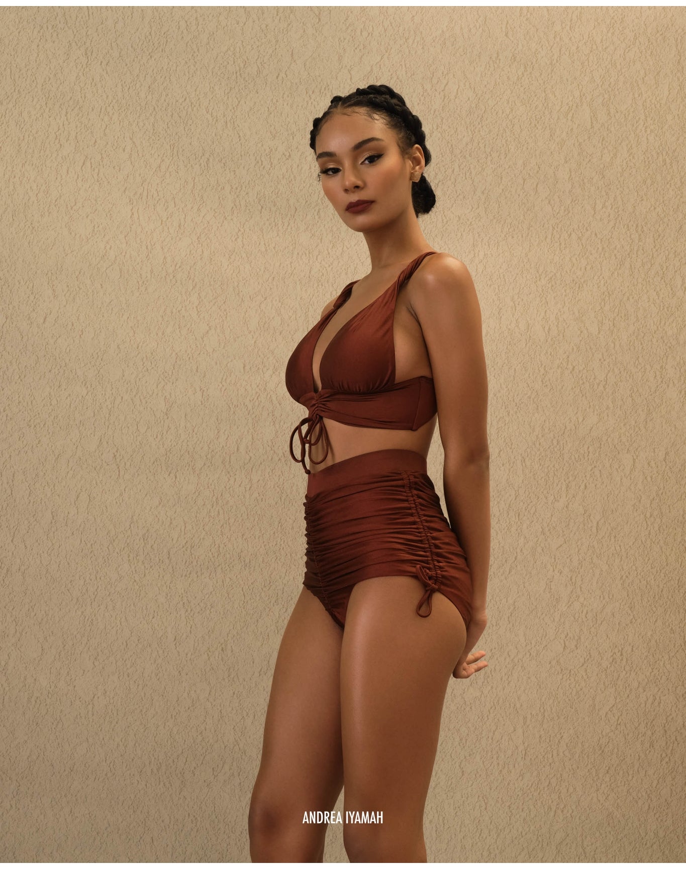 Karo Bikini Top | Chocolate