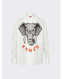 Kenzo | Men | Casual Tie Shirt | Off White