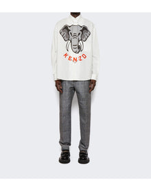 Kenzo | Men | Casual Tie Shirt | Off White