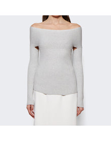 Khaite | Women | Salma Top | Chrome