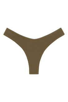 Added Coverage Lulu (Zig-Zag Stitch) Bikini Bottom | Khaki