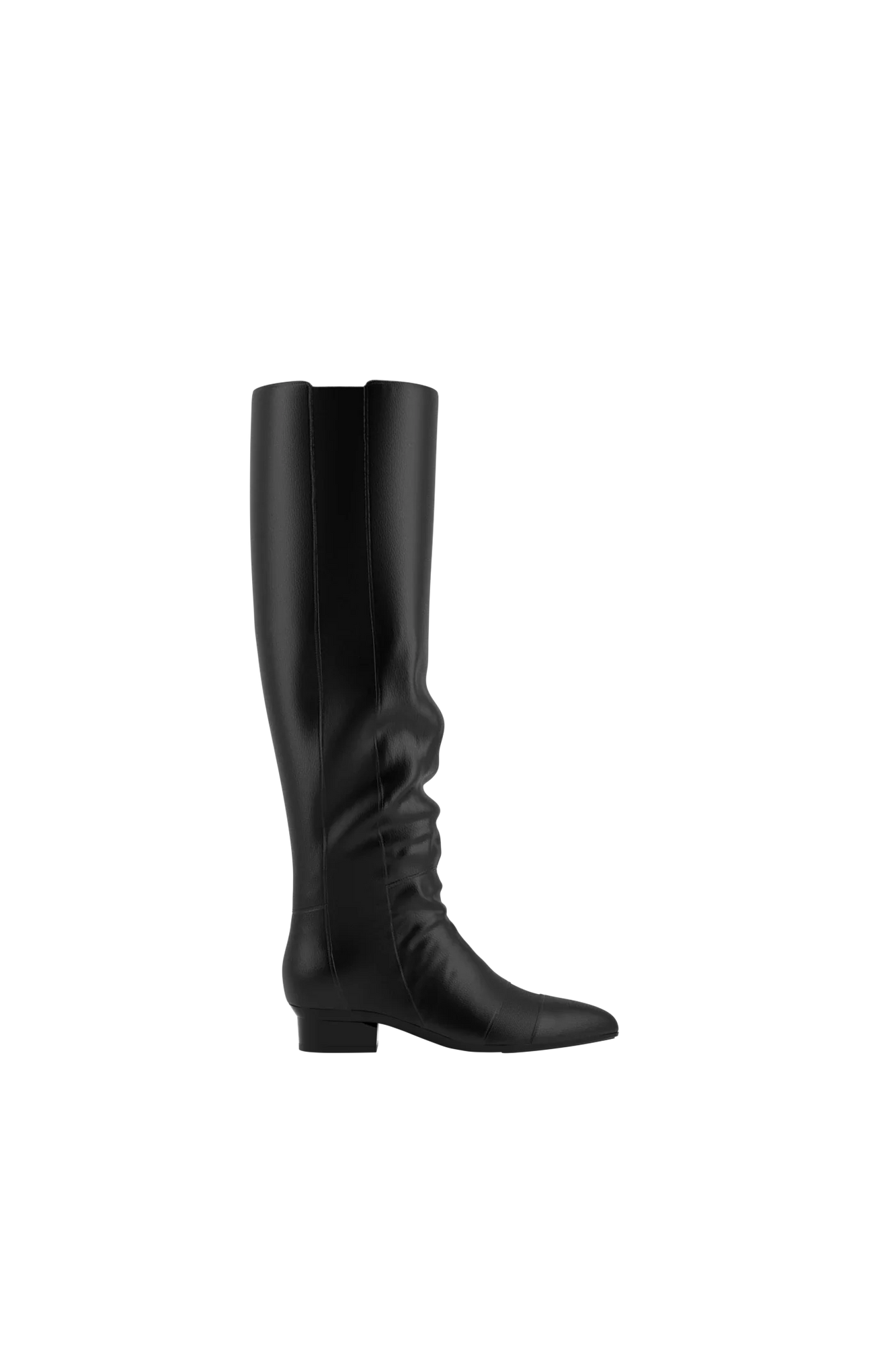 The Knee High Boot | Coal Leather
