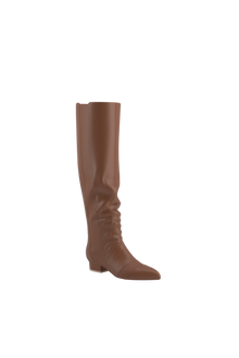The Knee High Boot | Walnut Leather