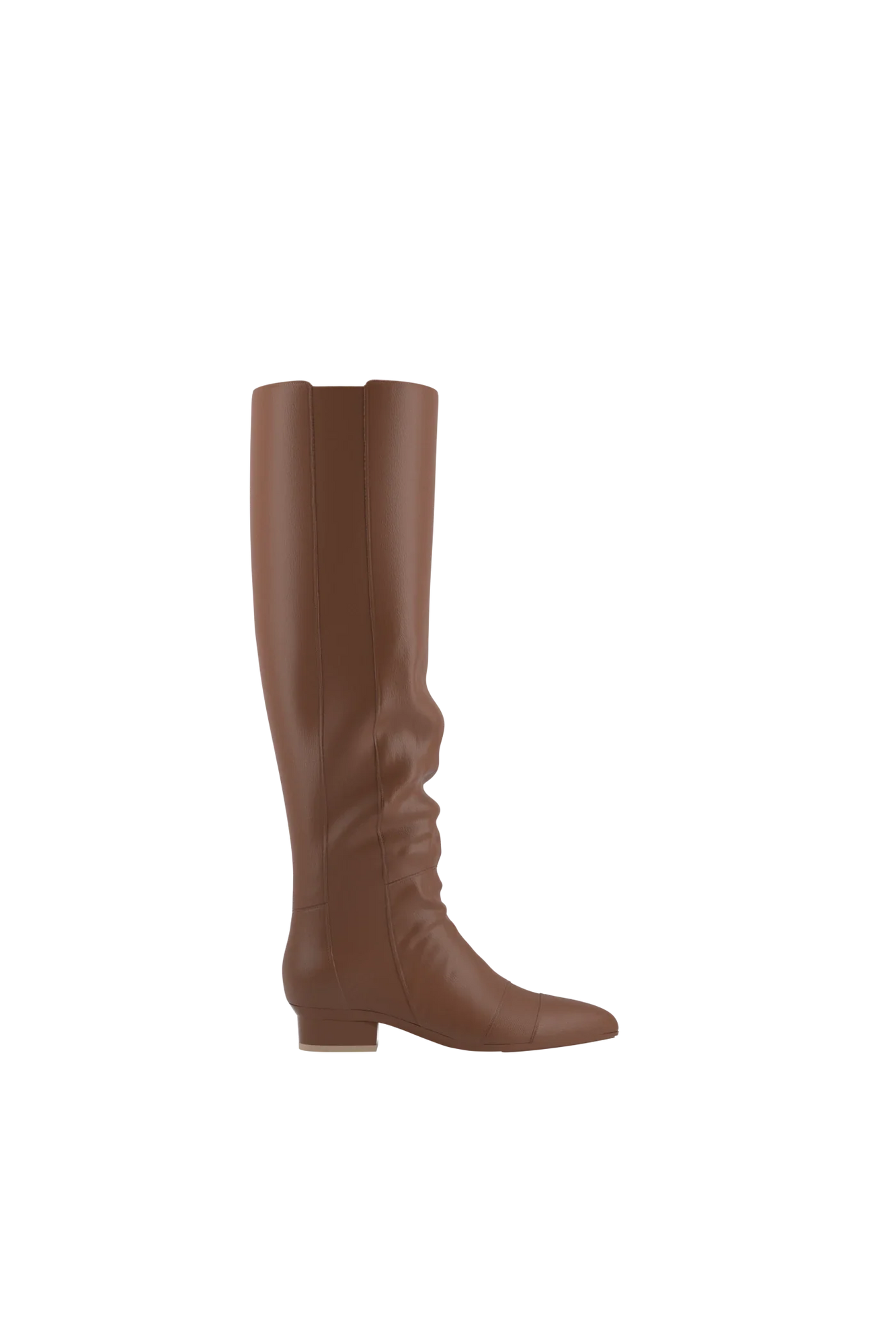 The Knee High Boot | Walnut Leather
