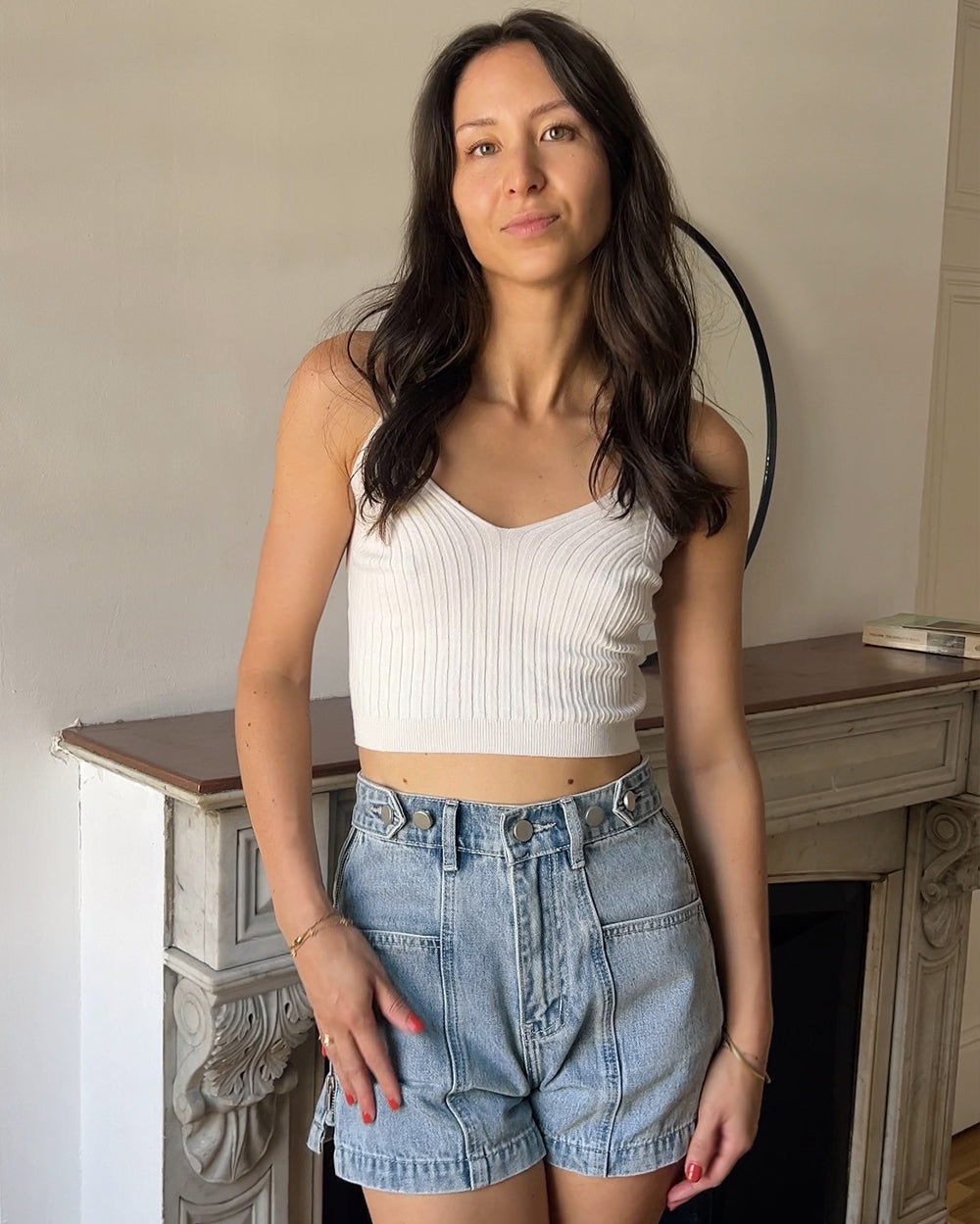 Women | All I Need Knit Crop | Cream