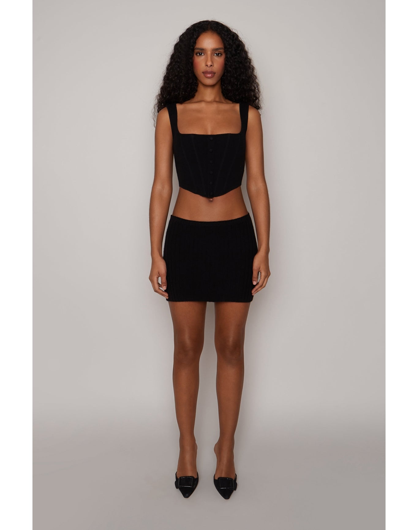 Knitted Corset | Black