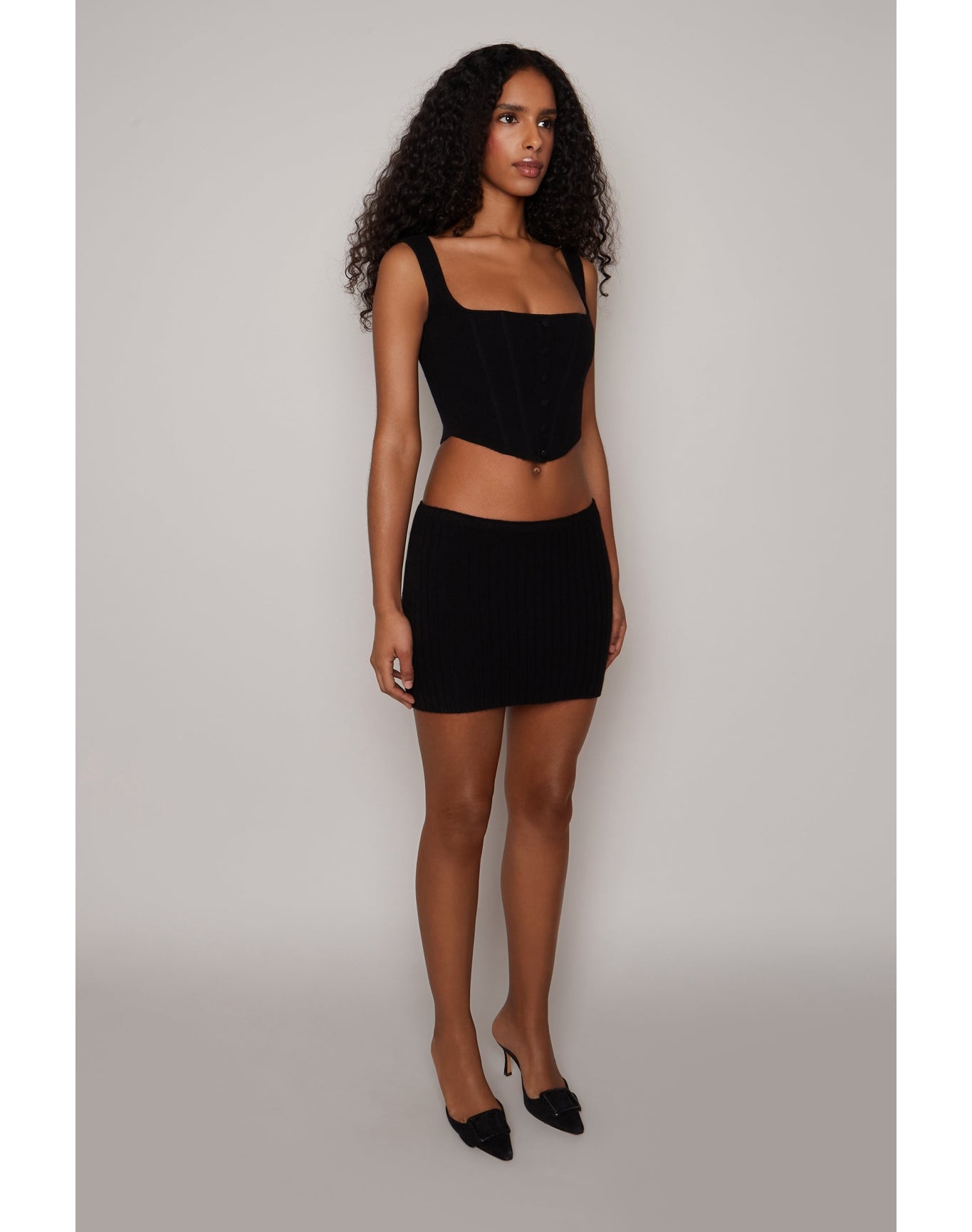 Knitted Corset | Black