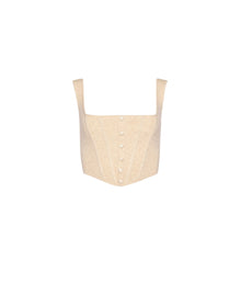 Knitted Corset | Cream