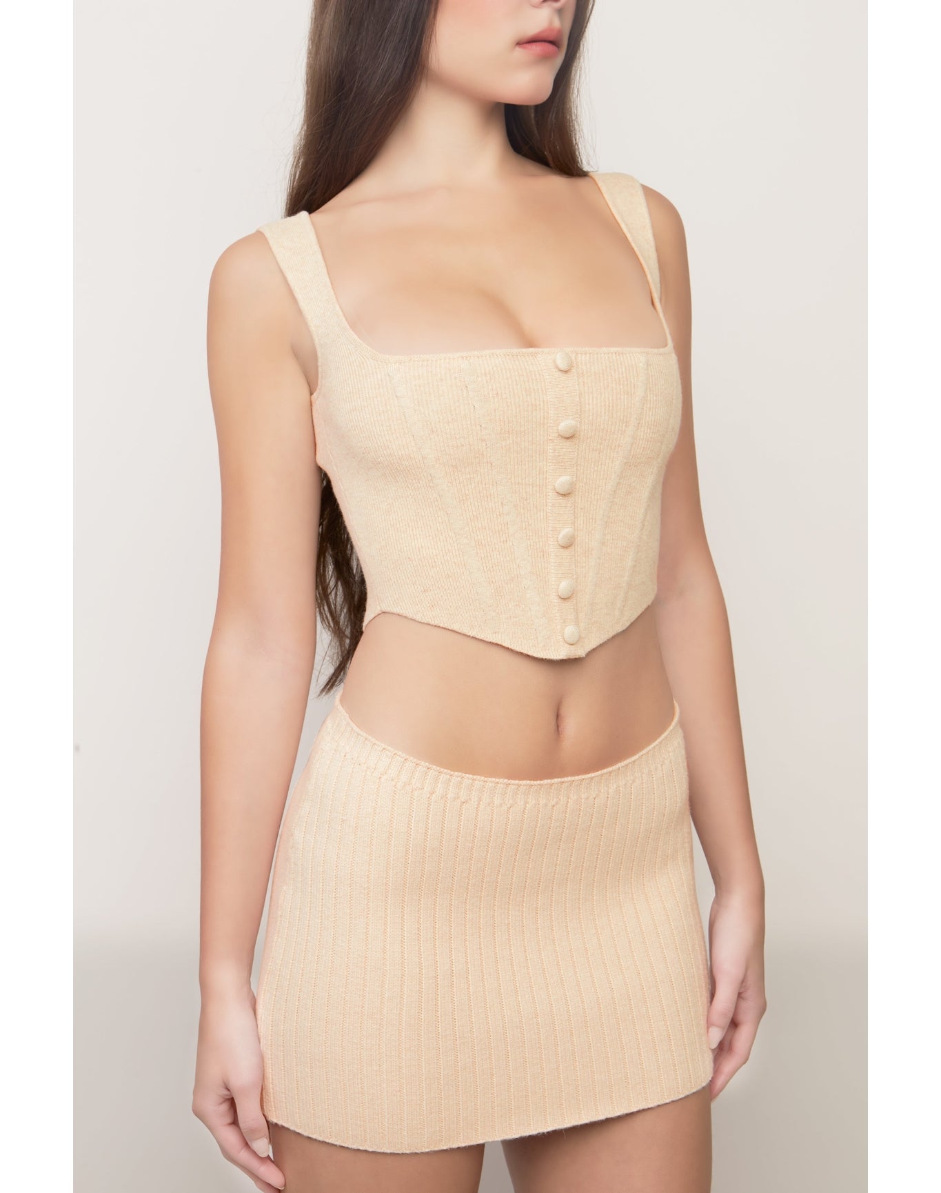 Knitted Corset | Cream