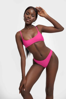 Women | Scoop Neck Top | Kyoto Pink