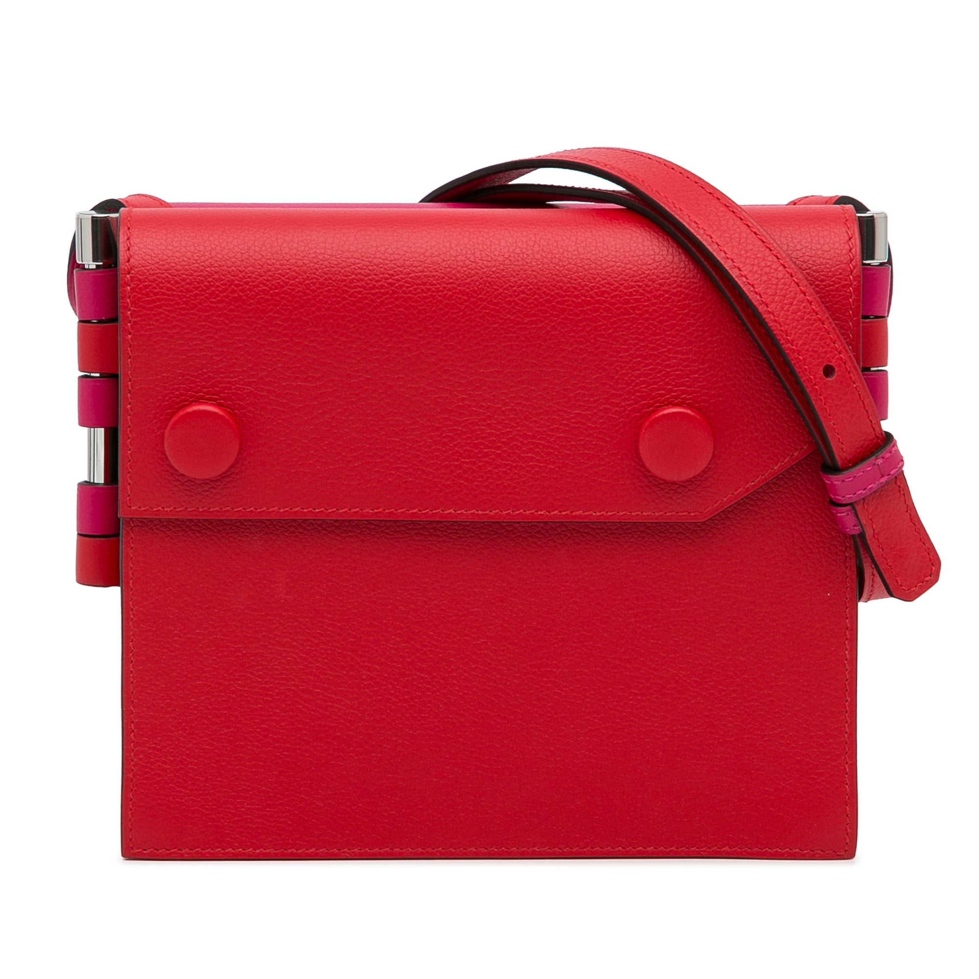 Hermes | Pre-Owned Evercolor Twins | Red/PinkPink