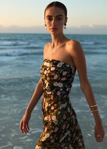 Prima Strapless Camisole | Midnight Gardens