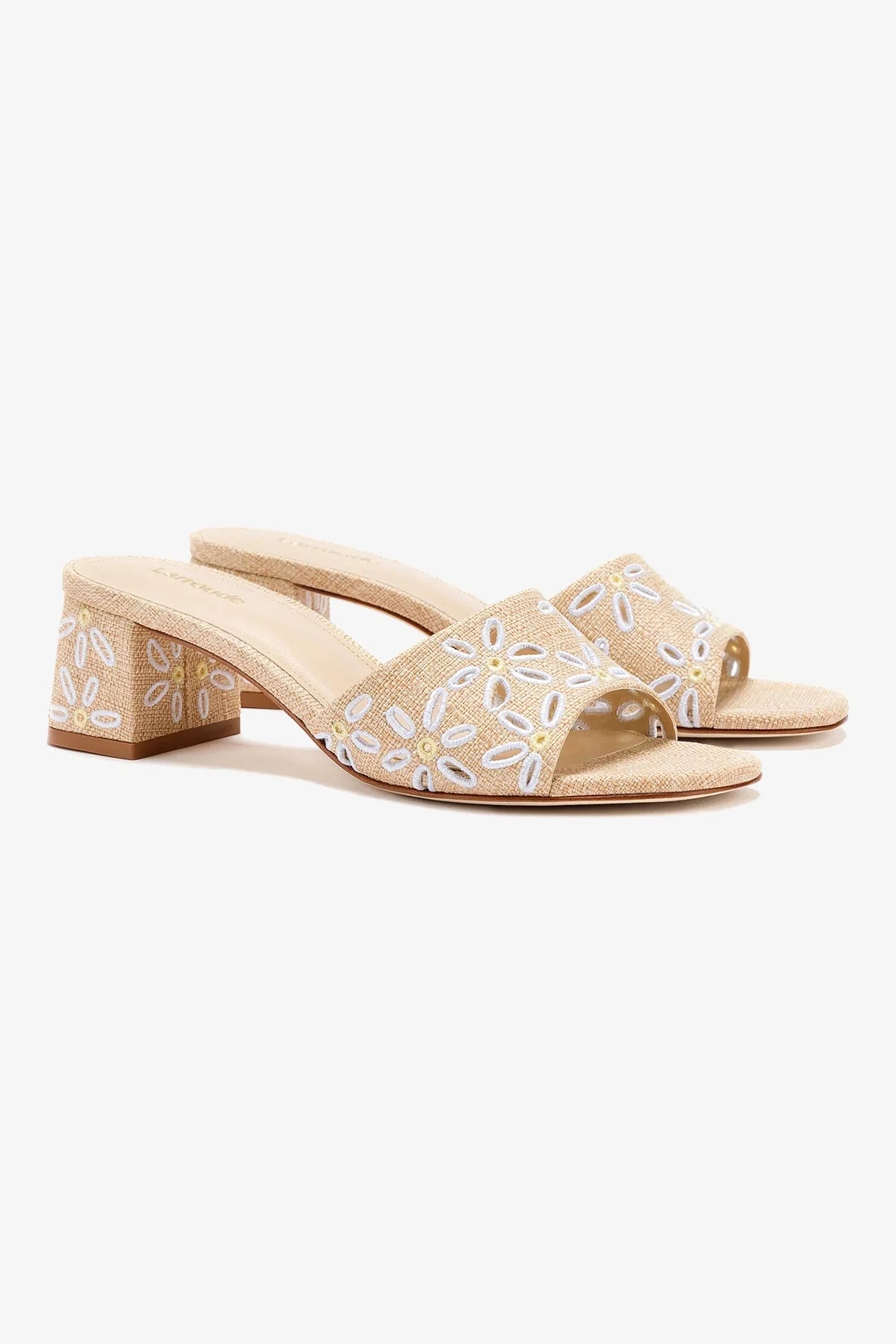 Brigitte Mule Raffia | Beige